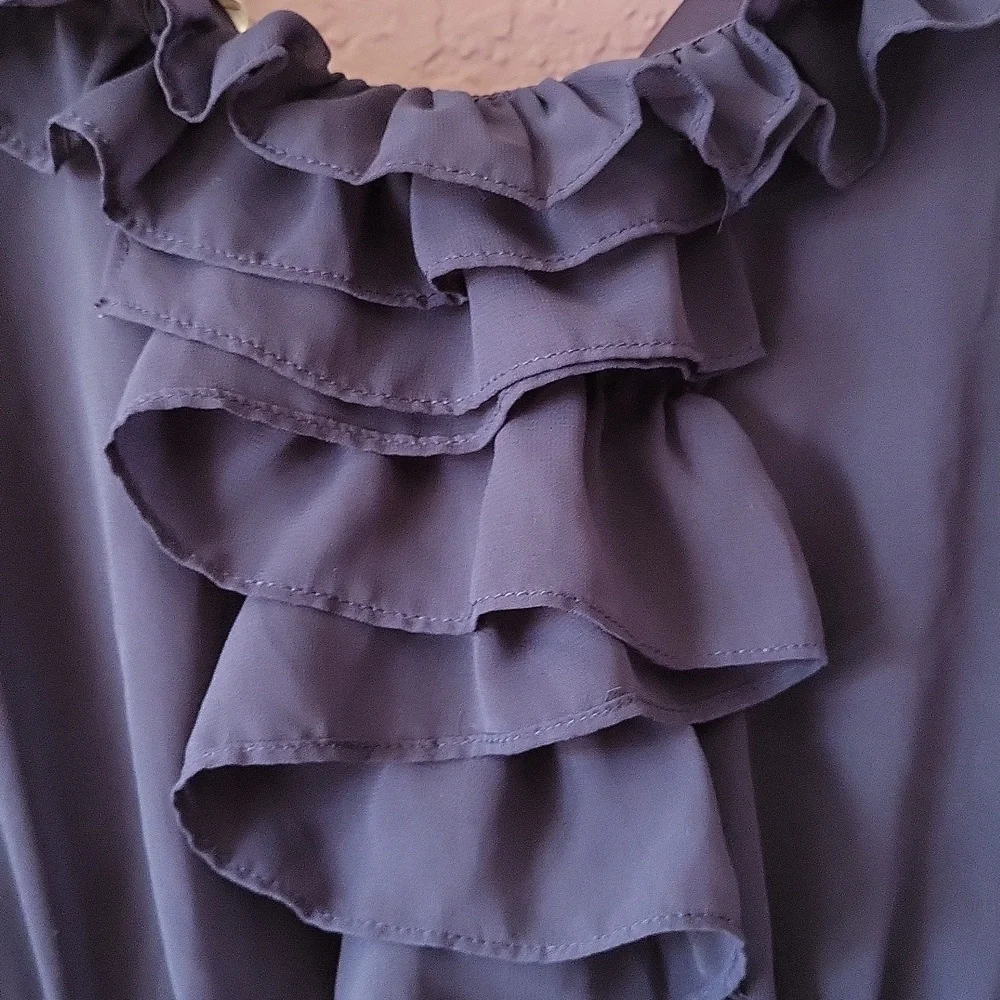 Dressbarn Ruffle Dress - Picture 6 of 12